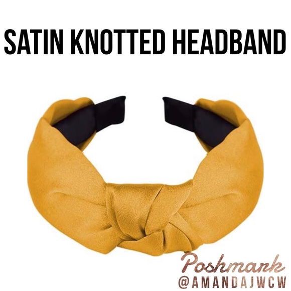 3 for $20 - Silk Cross Knot Twist Headbands - Picture 4 of 16